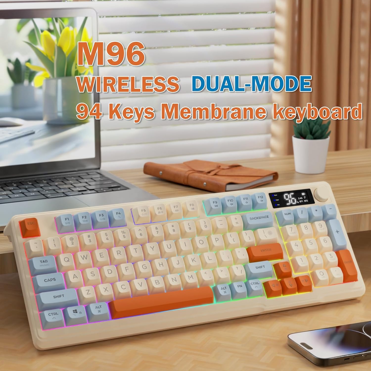Gaming Keyboard That Is Quiet - Беспроводная игровая клавиатура ZIYOU LANG с
