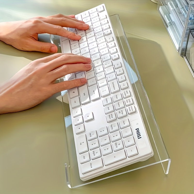 Gaming Keyboard Ergonomics - Акриловая подставка для клавиатуры, прозрачный настольный