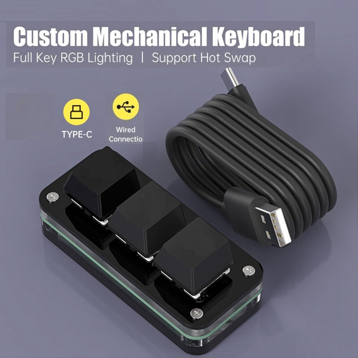 Gaming Keyboard Mini - Мини-клавиатура doyou с 3 программируемыми макросами