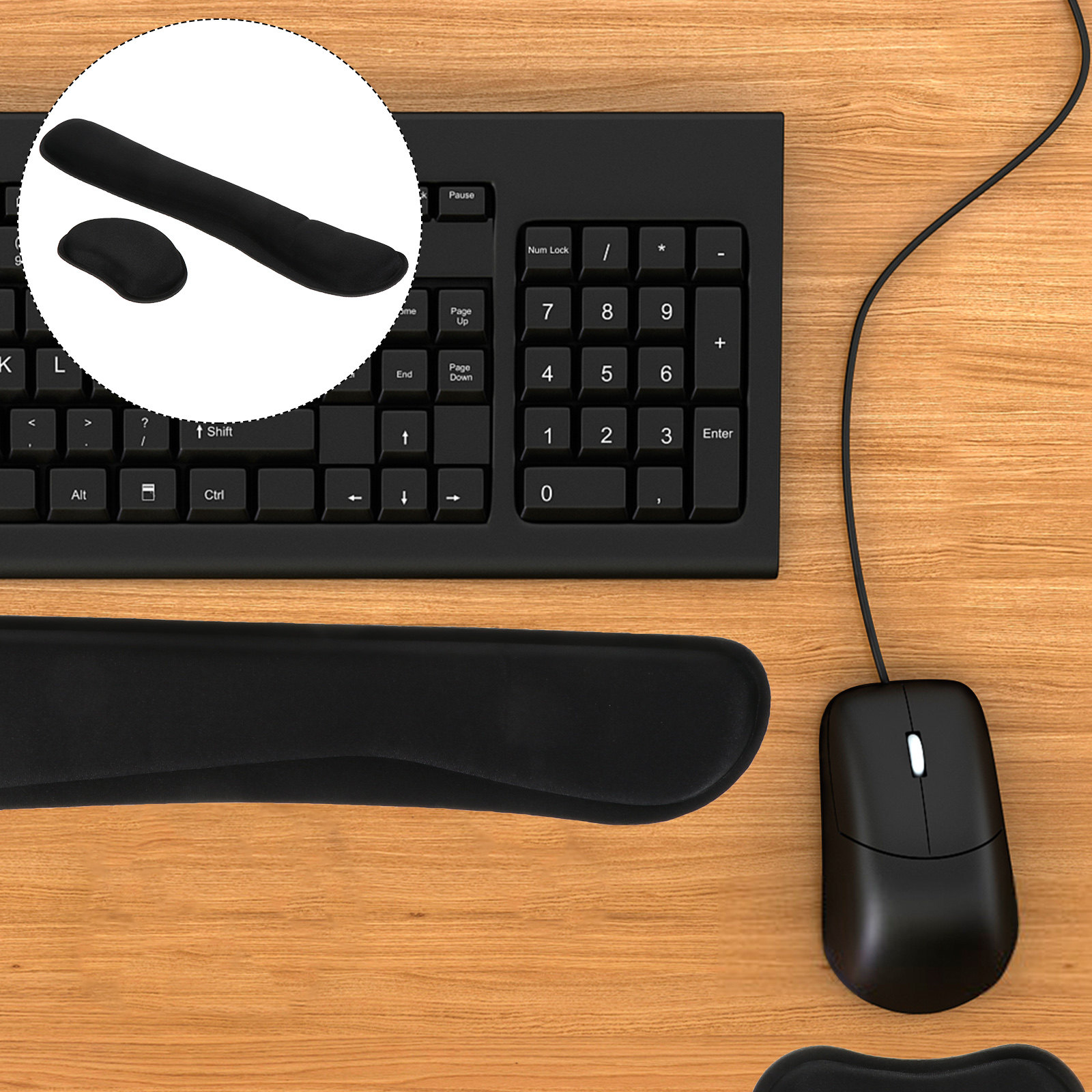 1 комплект подставок для запяс – обзор и цена Gaming Keyboard Ergonomics