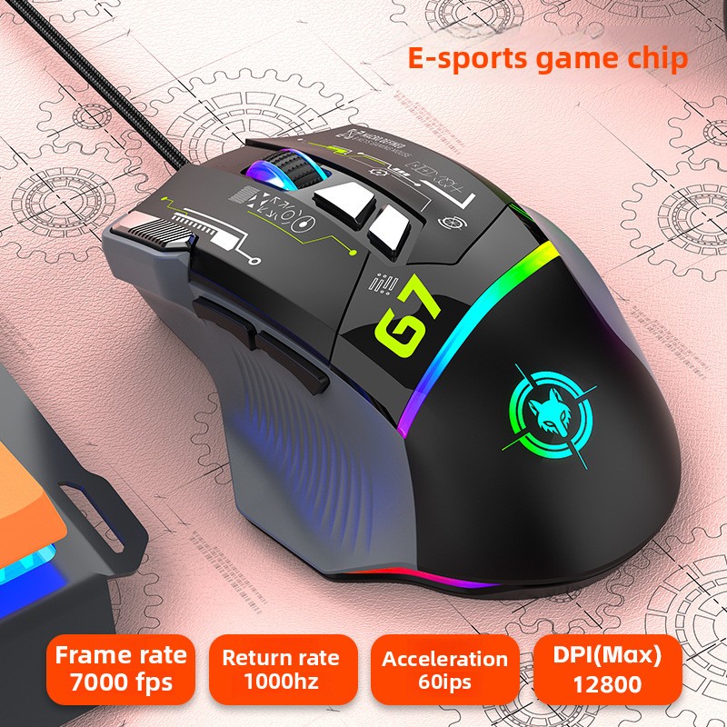 Проводная игровая мышь G6, 128 – обзор и цена Gaming Keyboard 1 Hand