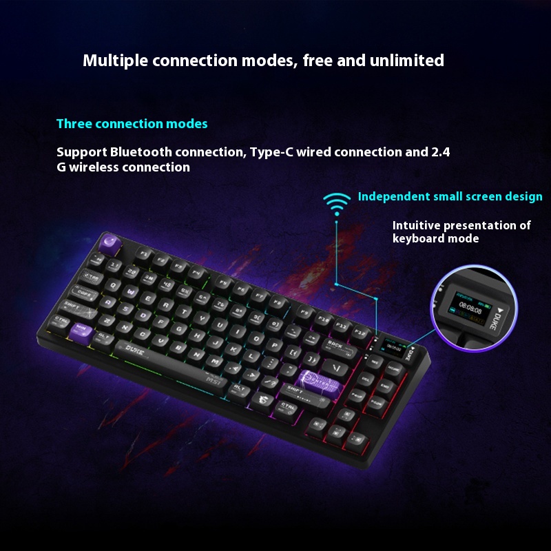 MSI FORGE GK600 W DUKE Трехреж – обзор и цена Gaming Keyboard Mini Mechanical