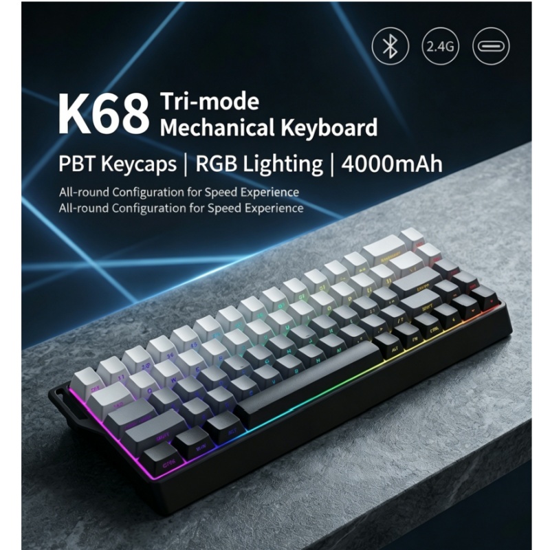 Беспроводная механическая клав – обзор и цена Gaming Keyboard Blue Switches