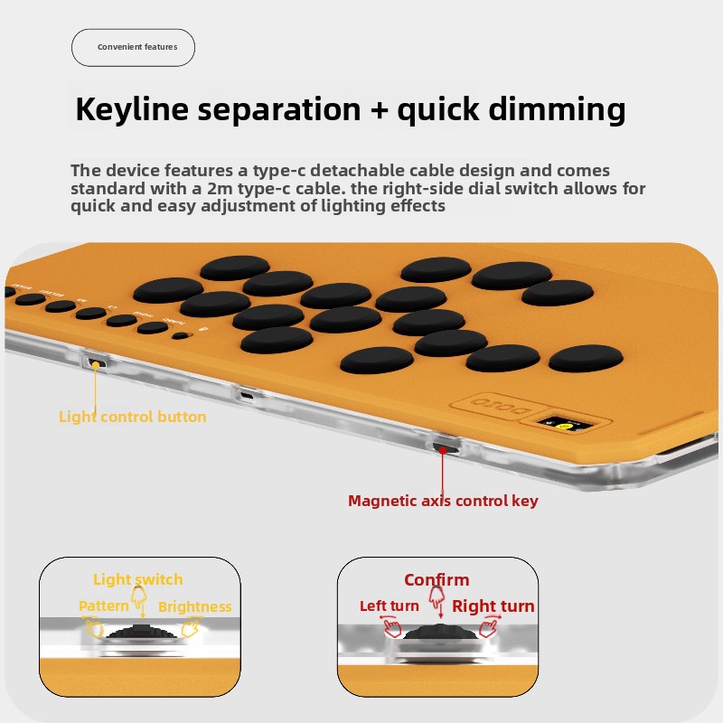 Проводная игровая клавиатура D – обзор и цена Gaming Keyboard Mini Mechanical