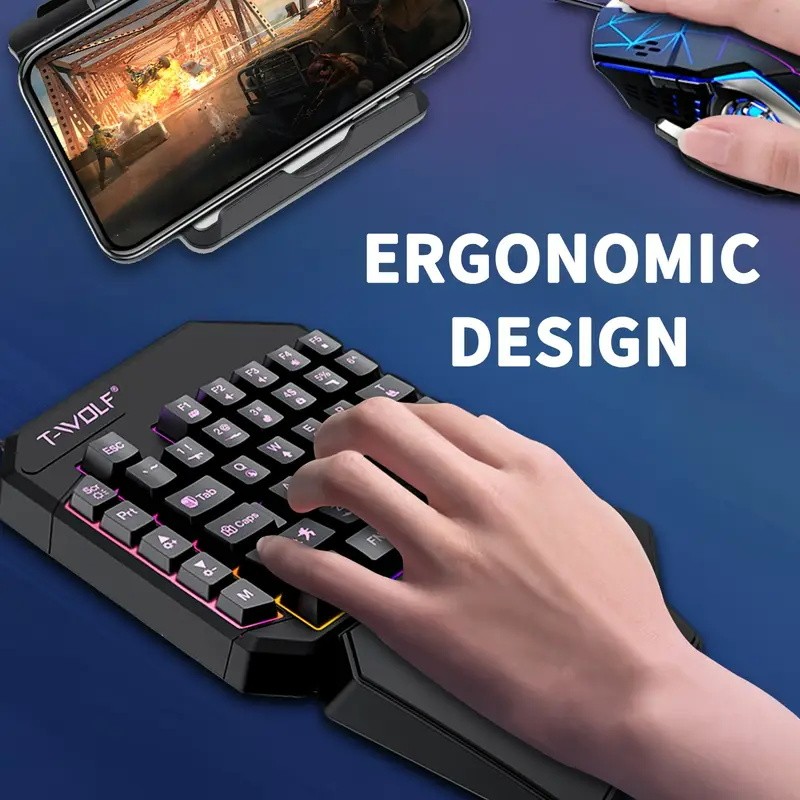 Комплект FocusOnPC TF900 2-в-1 – обзор и цена Gaming Keyboard Mini Mechanical