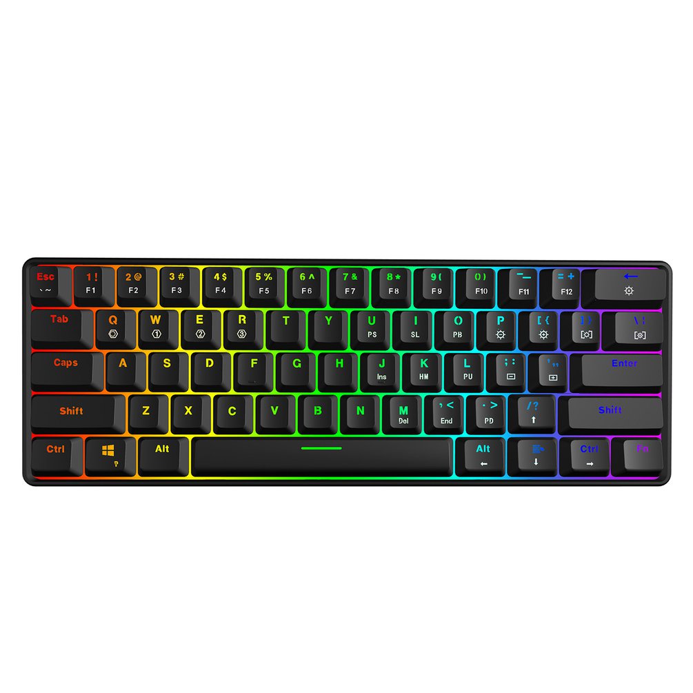 SKYLOONG GK61 Мини Портативная – обзор и цена Gaming Keyboard Blue Switches