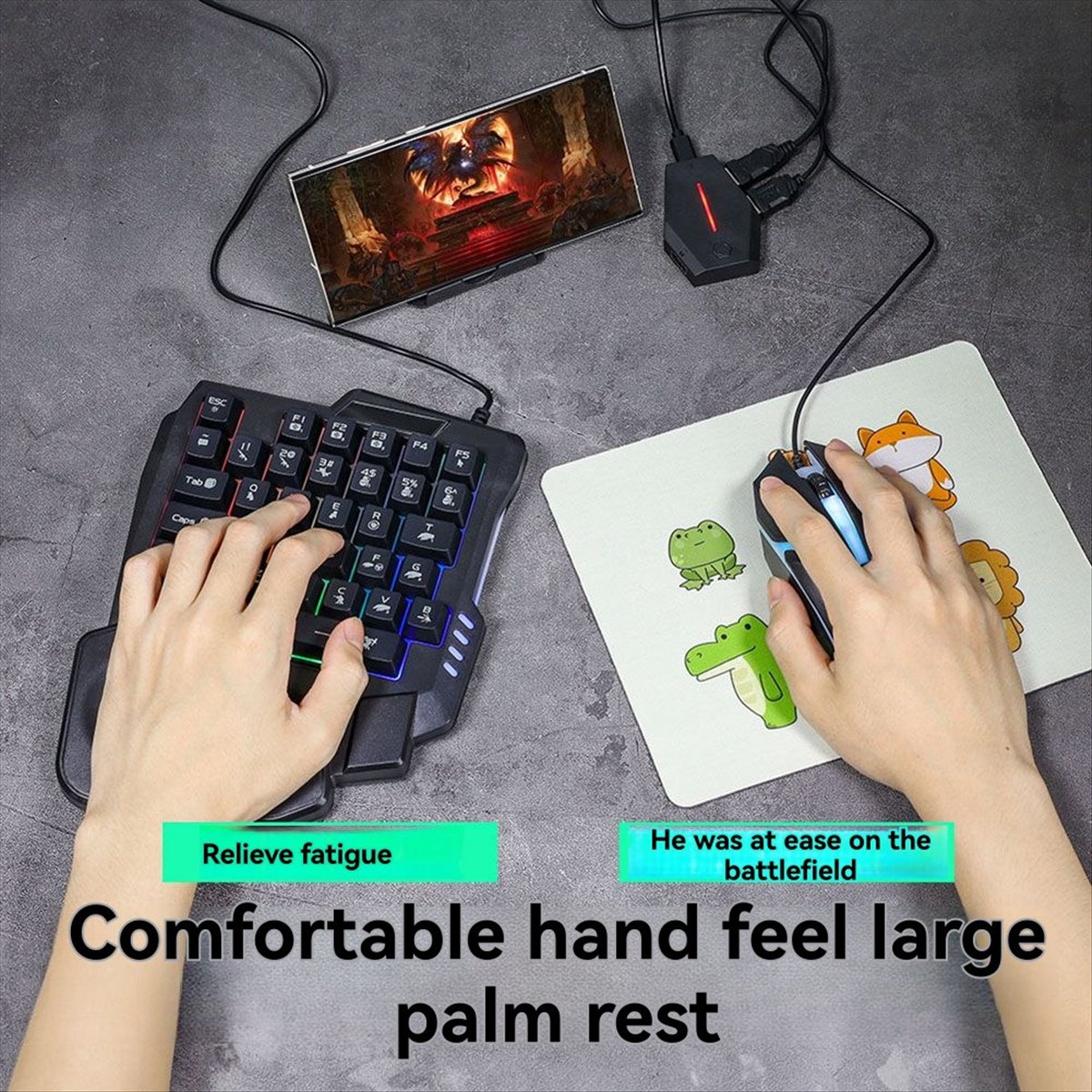Игровой набор Goodprice 5-в-1: – обзор и цена Gaming Keyboard 1 Hand